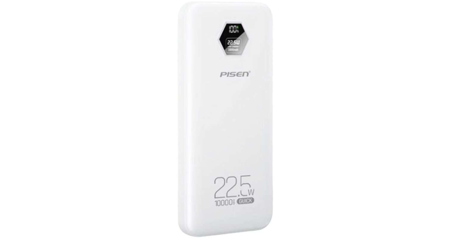 Pin dự phòng Pisen Quick Power Cube 22.5W 10.000mAh Power Bank